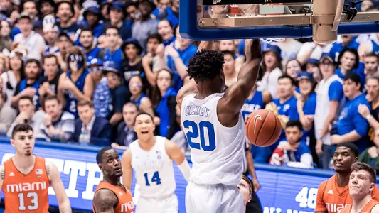 No. 3 Duke Rolls Past Miami 87-57