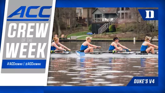 V4 Boat Named ACC Crew of the Week