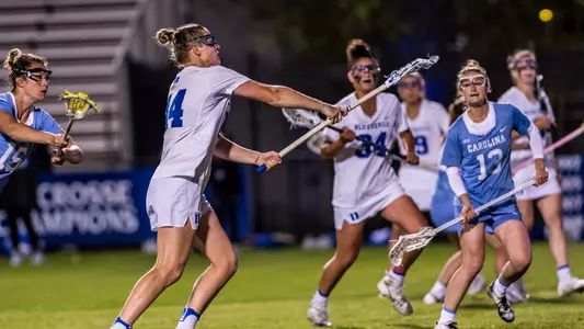Blue Devils Fall to No. 3 North Carolina, 19-5