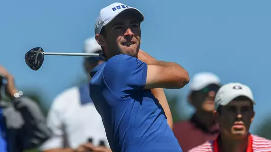 Men's Golf in Third After 18 Holes in Athens