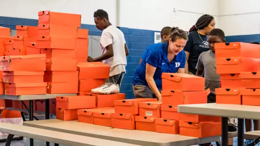 Duke Athletics Makes Donation to Boys & Girls Club