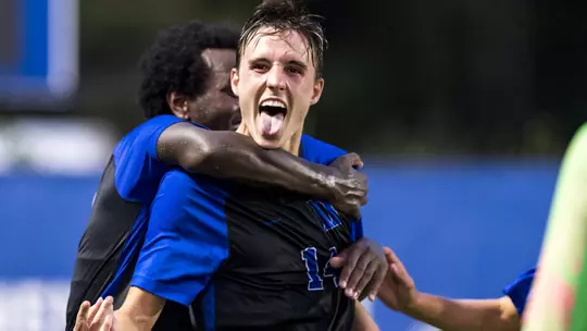 Peter Stroud celebrates