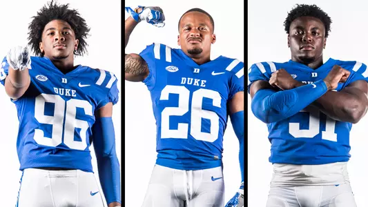 Chris Rumph II, Michae Carter II, and Victor Dimukeje all garnered postseason All-ACC praise