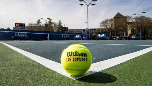 Duke Women's Tennis takes on the University of Pittsburgh Pirates at Ambler Tennis Stadium in Durham, North Carolina on March 17, 2019.