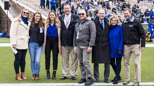 Duke Football takes on the University of Pittsburgh Panthers at the Brooks Field at Wallace Wade Stadium on November 6, 2021 at Durham, North Carolina.