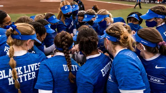 Team Huddle, Duke Softball