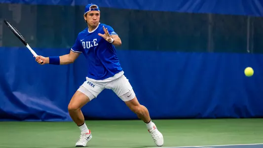 Edu Guell competes for Duke