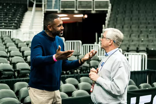 Duke Men's Basketball practices in Capital One Arena in Washington DC for the 3rd round of the NCAA Tournament. March 28, 2019