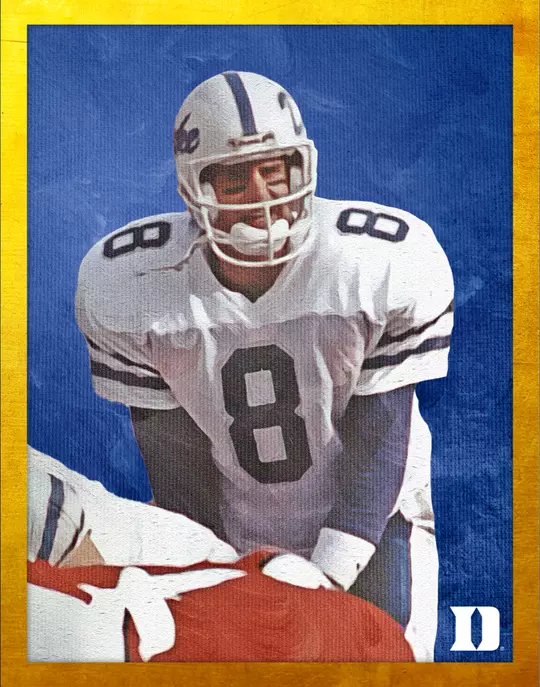 Anthony Dilweg Duke Athletics Hall of Fame Portrait