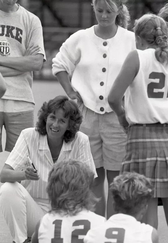 Jacki Silar coaches Duke field hockey
