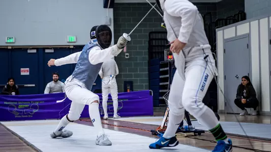 Duke Fencing competes in the Garret Penn State Open on November 5 and 6, 2022.