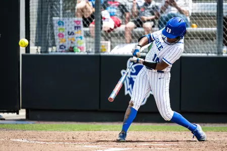 Deja Davis hits a home run in Duke's NCAA Regional win over Liberty