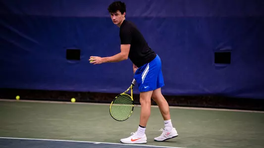 Garrett Johns at practice