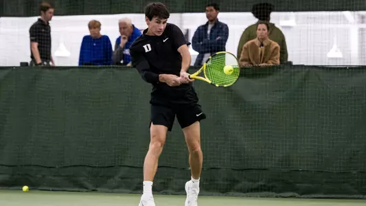 Garrett Johns competes against MTSU