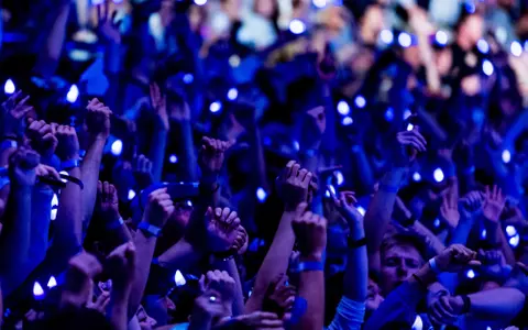 The Cameron Crazies attend 2022's Countdown to Craziness event