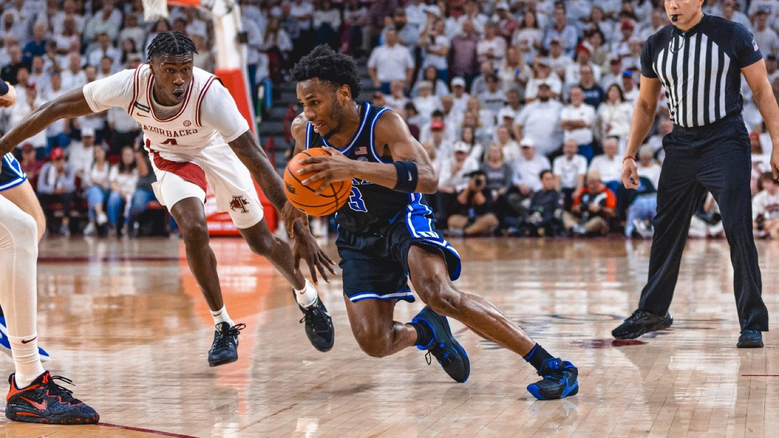 Duke Defeated, 80-75, at Arkansas - Duke University