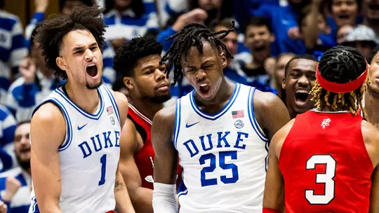 Duke celebrates vs. Louisville