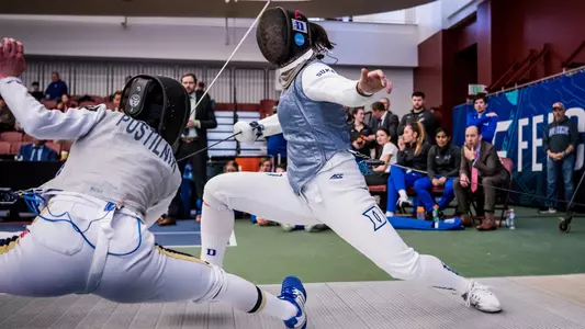 Duke Fencing competes at the ACC Championship in Chestnut Hill, M.A. on February 25 and 26, 2023