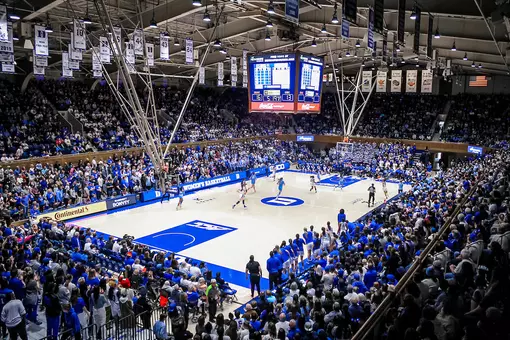 Fans pack Cameron Indoor Stadium to see Duke women's basketball take on North Carolina