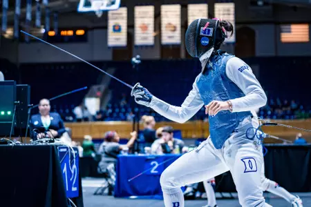 Duke Fencing hosts the NCAA Championship in Cameron Indoor Stadium on March 23-26, 2023.