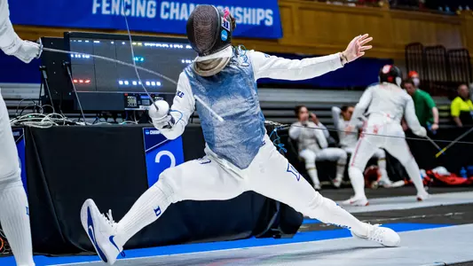 Duke Fencing hosts the NCAA Championship in Cameron Indoor Stadium on March 23-26, 2023.