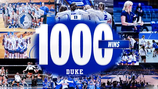 1,000th Win in Duke Volleyball Program history