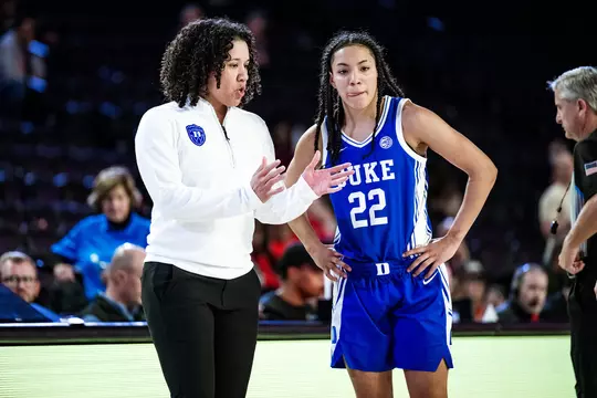 Kara Lawson and Taina Mair