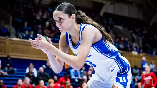 Six in Double Figures as No. 16 Duke Flies Past Dayton, 84-49 Image