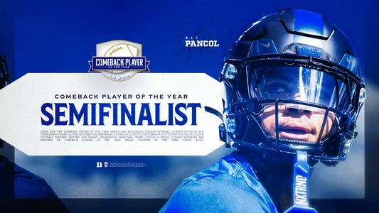 Eli Pancol was named one of 12 Comeback Player of the Year semifinalists.