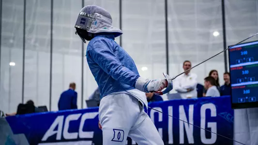 Duke fencing competes at the ACC Championship