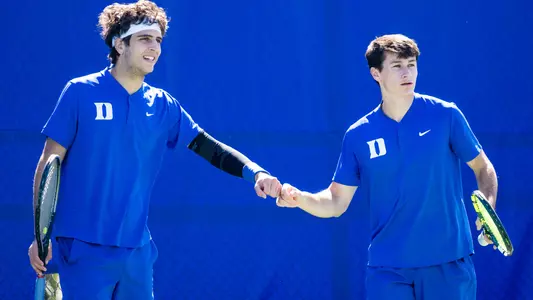 The ACC announced Tuesday that Duke men's tennis earned two of the league's three weekly awards after securing both the player and doubles team of the week.