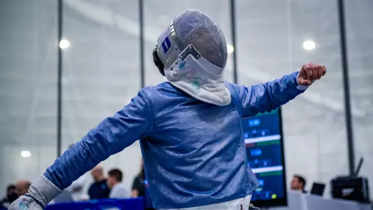 Duke fencing competes at the ACC Championship at Notre Dame in South Bend, Indiana on February 24 and 25, 2024.
