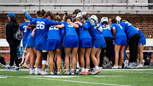 Duke women’s lacrosse takes on the Loyola Maryland Greyhounds at Franklin Field on May 10, 2024.