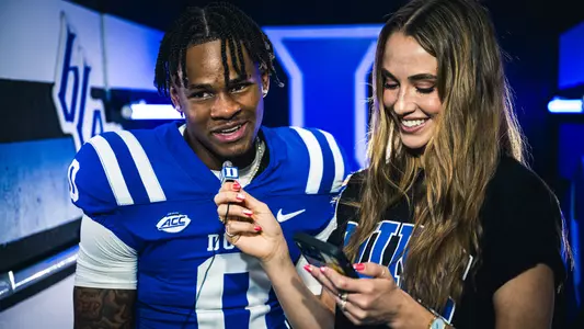 On Thursday, Duke football announced the addition of influencer and content creator Rachel DeMita as its new in-venue videoboard and social media gameday host.