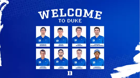 Duke men's tennis announces new transfers for 2024-25 season