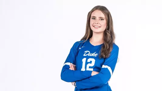 Avery Hamlin poses during photo day in front of a white screen