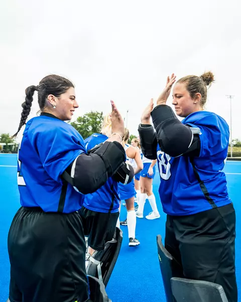 September 7, 2025: The Duke Blue Devils Field Hockey Team wins 2-1 against the Maryland Terrapins.
