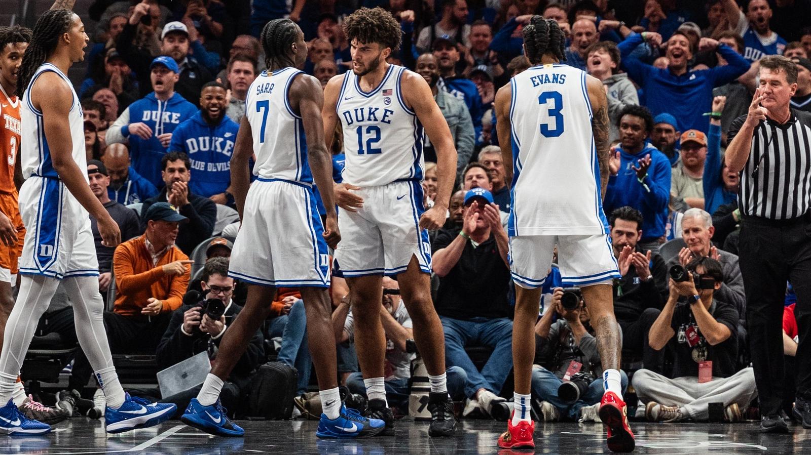 Top-25 Matchup between Duke, Kansas in Champions Classic at MSG - Duke University