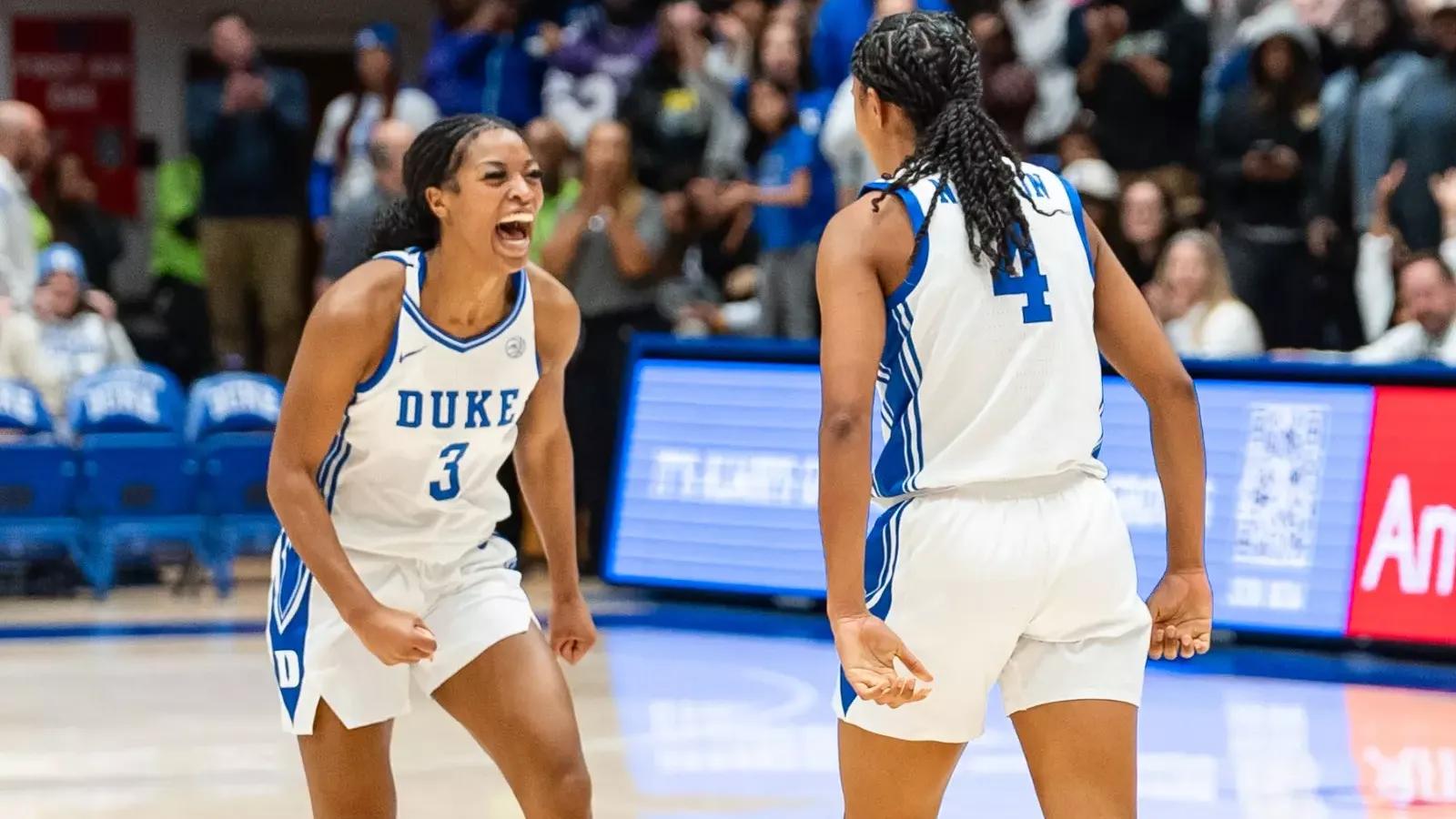 Anna Wikstrom Duke and South Dakota State Tip Off in Cameron Thursday - Duke University