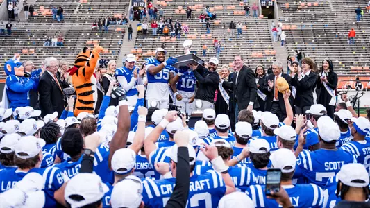 Tony the Tiger Sun Bowl celebration shot
