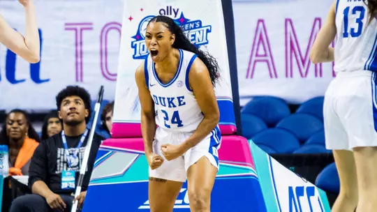 Reigan Richardson celebrates