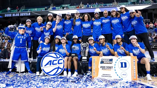 Duke WBB 2025 Ally ACC Tournament Champions
