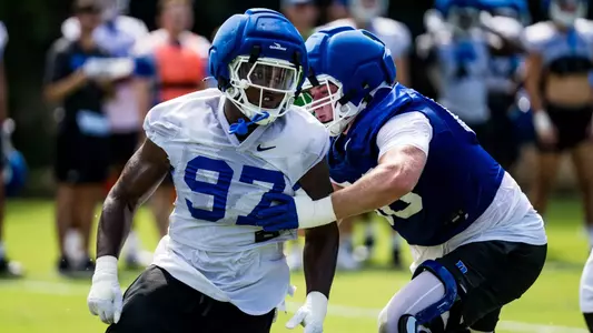Duke football conducts first preseason camp practice