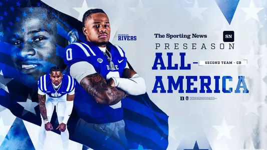 Duke senior cornerback Chandler Rivers was named to The Sporting News' Preseason All-America Second Team, his third preseason honor this fall.
