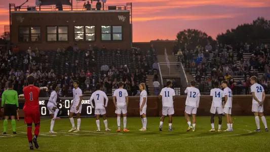 Duke men's soccer at Wake Forest