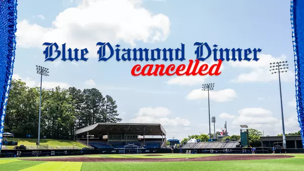 Graphic announced the Blue Diamond Dinner is cancelled