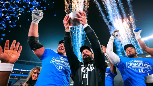 Duke faced No. 16 Virginia in the 2025 ACC Championship Game.