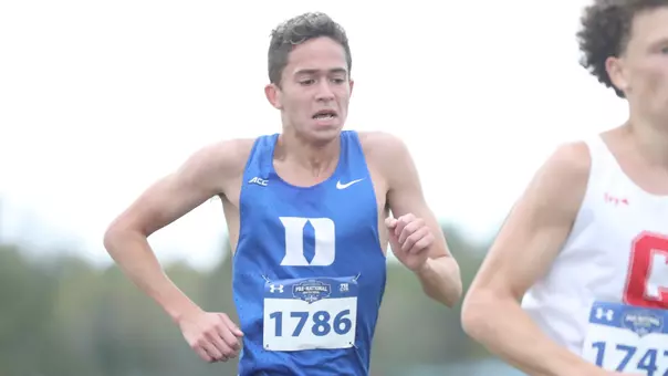 Finlay Ross-Davie runs at Pre-Nationals Invitational