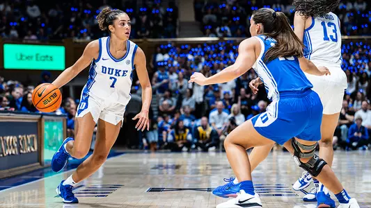 Aaliyah Crump Dribbles Towards the Basket During Countdown to Craziness