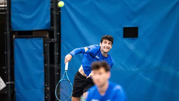 Duke battled Georgia Tech to a 4-3 decision at the Ambler Tennis Stadium.